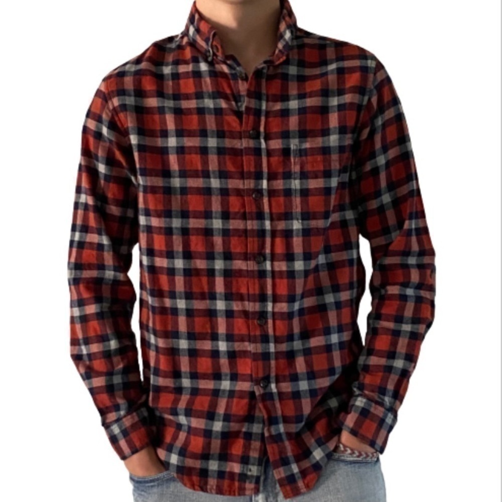 Goodfellow & CO Red & Blue Flannel Shirt​​​​​​​​​​​​​​​​​​​​​​​​​​​​​